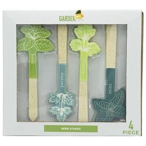 Garden Herb Ceramic Stakes- NIP